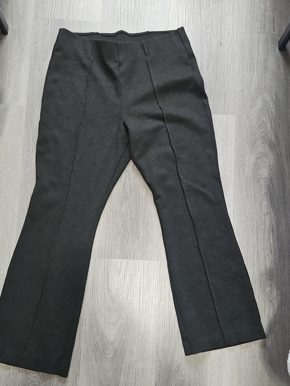 GAP Charcoal Gray Crop Ponte Pants Stretch Workwear - Size S